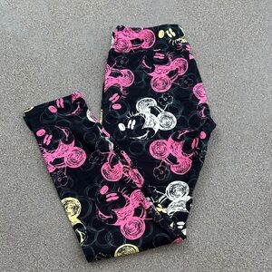 NWOT LuLaRoe Disney Adult Mickey Leggings - Sz OS
